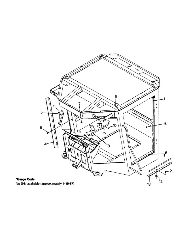 Схема запчастей Case IH 9110 - (01-06) - DELUXE CAB INTERIOR TRIM (10) - CAB