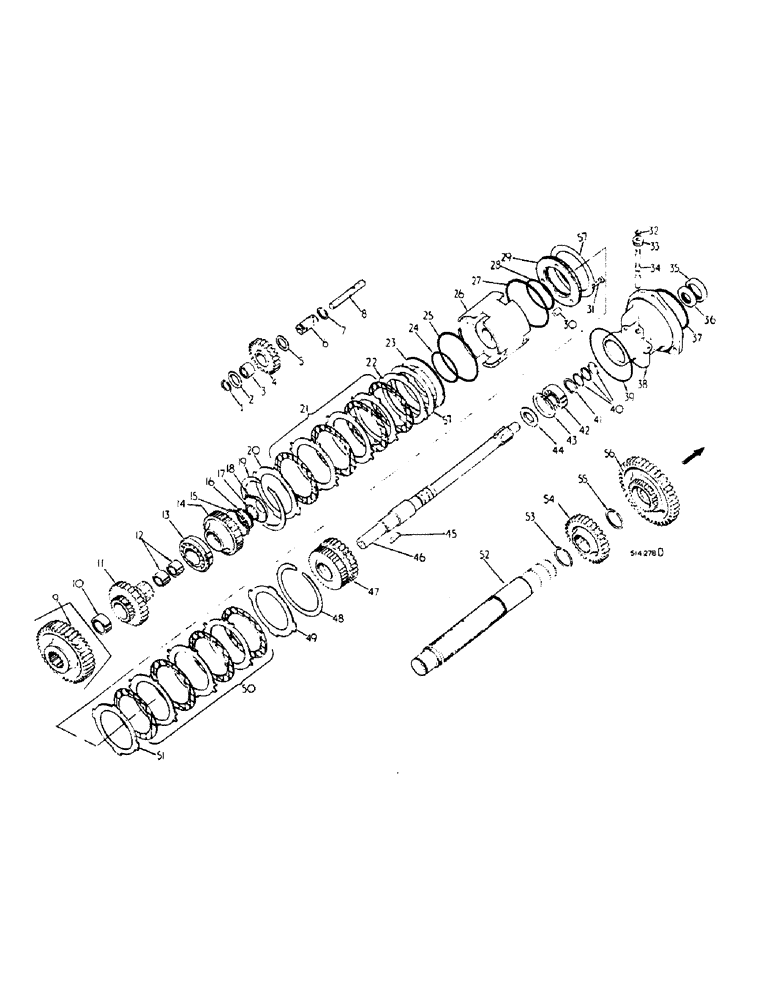 Схема запчастей Case IH 584 - (07-18) - FOWARD AND REVERSE (04) - Drive Train