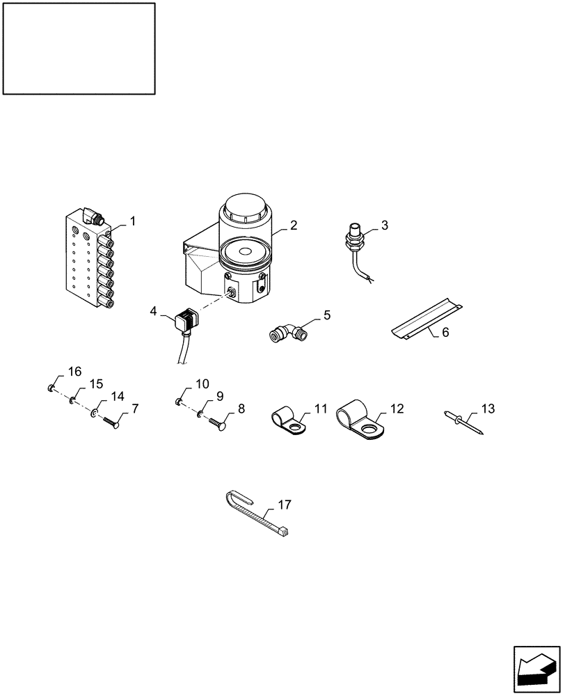 Схема запчастей Case IH LBX322S - (18.84095512[01]) - DIA : AUTOMATIC GREASING PUMP - LINCOLN (18) - ACCESSORIES