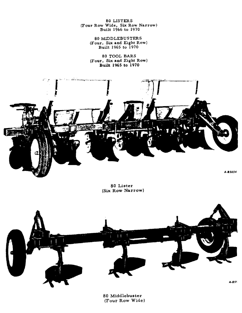 Схема запчастей Case IH 80 - (A-01) - 80 SERIES 