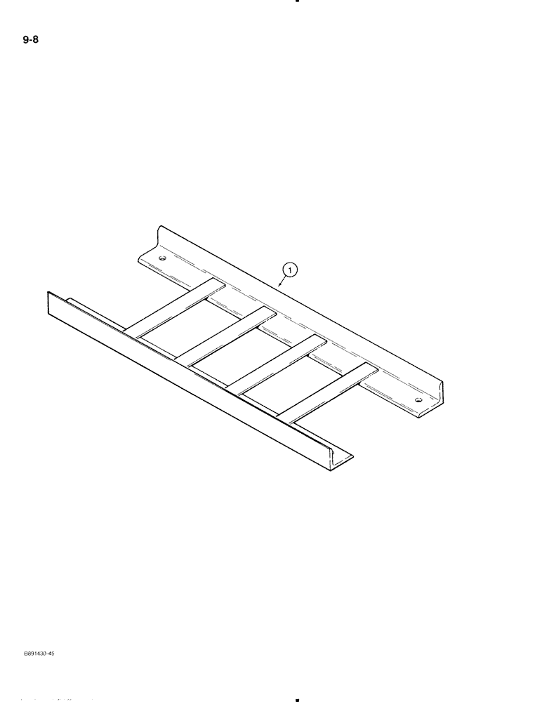 Схема запчастей Case IH 370 - (9-08) - WEIGHT BOXES DISK HARROW CODED H THROUGH M, U, V AND W (09) - CHASSIS/ATTACHMENTS