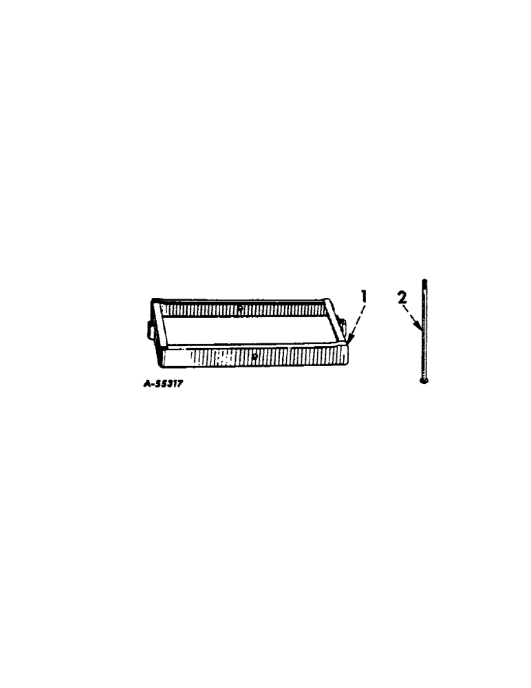 Схема запчастей Case IH 660 - (106[B]) - ELECTRICAL SYSTEM, BATTERY HOLDER (06) - ELECTRICAL SYSTEMS