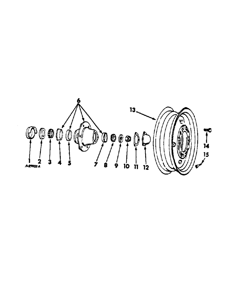 Схема запчастей Case IH 2544 - (L-02) - WHEELS AND WHEEL WEIGHTS, FRONT WHEELS, FARMALL TRACTORS Wheels & Wheel Weights