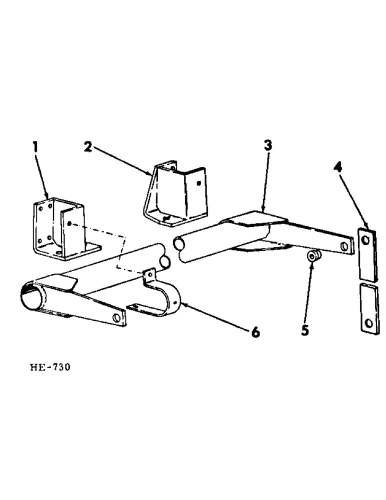 Схема запчастей Case IH 275 - (N-17) - PARTS ACCESSORIES AND ATTACHMENTS, PLATFORM FLOAT LOCK-OUT Accessories & Attachments