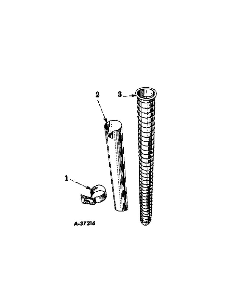 Схема запчастей Case IH 34-208 - (R-4) - TUBE, SPOUT AND CLAMPS 