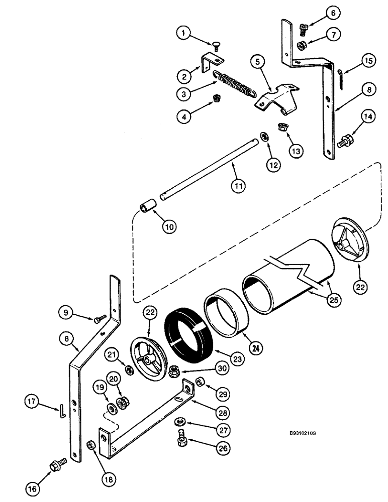 Схема запчастей Case IH 955 - (9C-50) - SEED MODULE CUTOFF WHEEL, ALL RIGID, VERTICAL FOLD, FRONT FOLD & PARALLEL FRONT FOLD PLANTERS (09) - CHASSIS/ATTACHMENTS