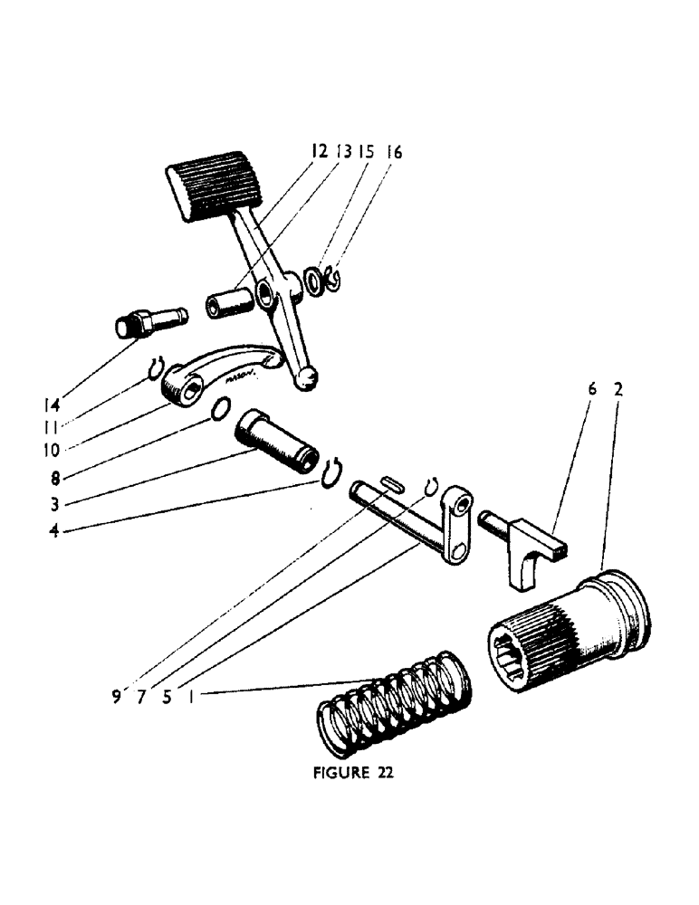 Схема запчастей Case IH 880UF - (35) - DIFFERENTIAL LOCK Gearbox