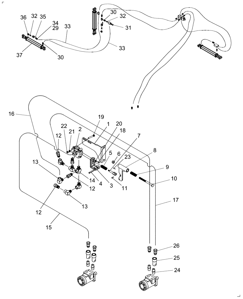 Схема запчастей Case IH CM209 - (35.560.06) - HYDRAULICS, EXTENSION - (35) - HYDRAULIC SYSTEMS