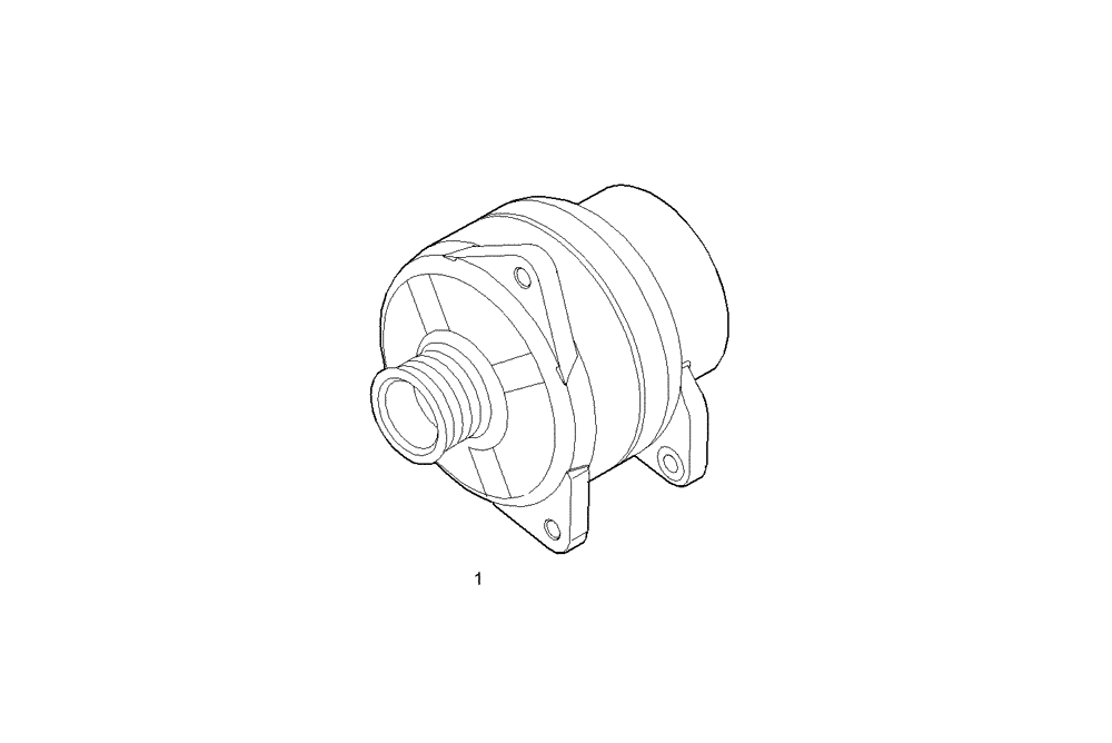 Схема запчастей Case IH F4BE0484F D606 - (4000.136) - GENERATOR 