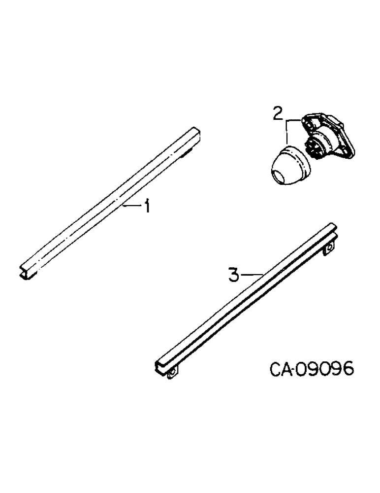 Схема запчастей Case IH 584 - (08-06) - FENDER CONDUIT AND SEVEN PIN SOCKET (06) - ELECTRICAL