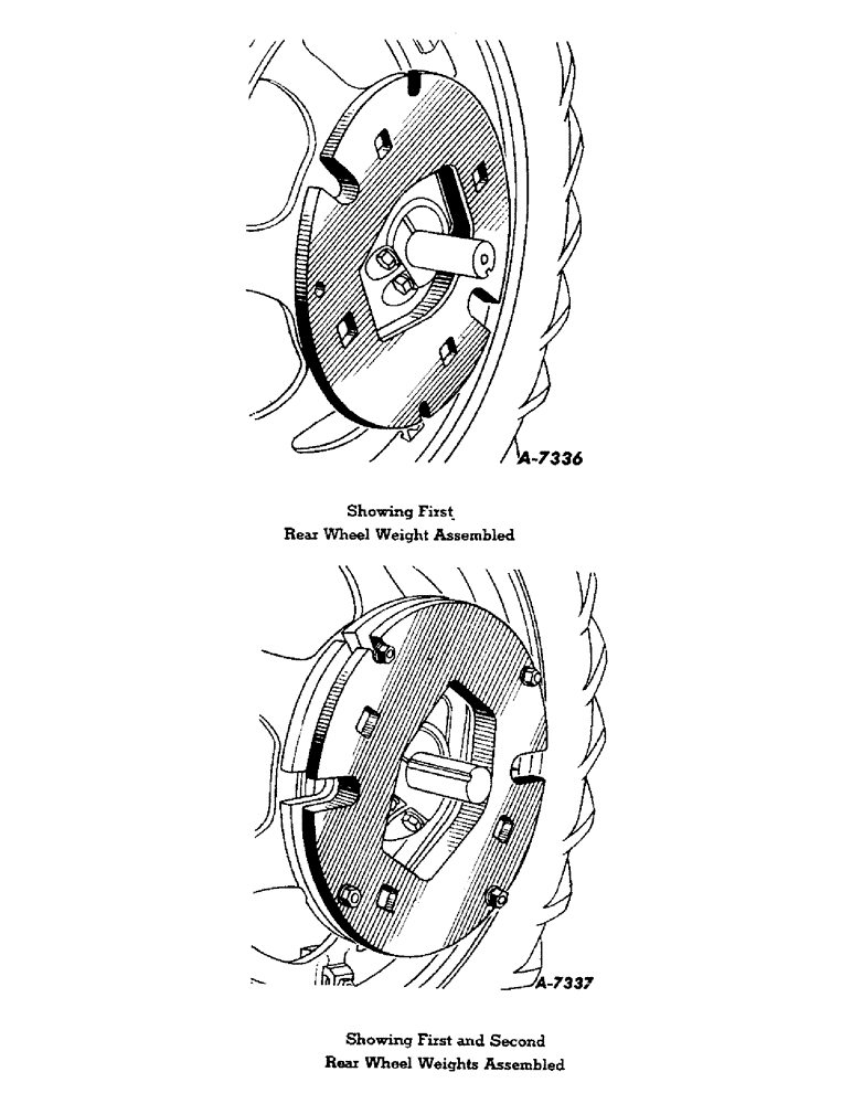 Схема запчастей Case IH SUPER M-TA - (435) - ATTACHMENTS, REAR WHEEL WEIGHTS, SPECIAL, FOR TRACTORS WITH PNEUMATIC TIRES Attachments