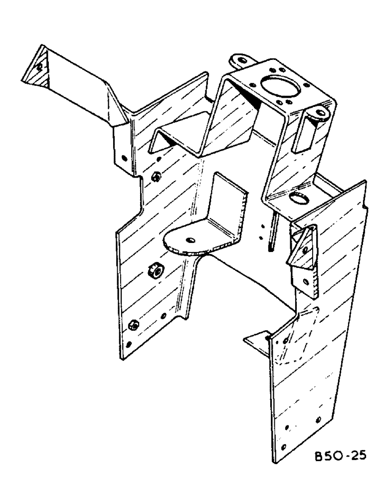 Схема запчастей Case IH 884 - (13-07) - STEERING SUPPORT (05) - SUPERSTRUCTURE