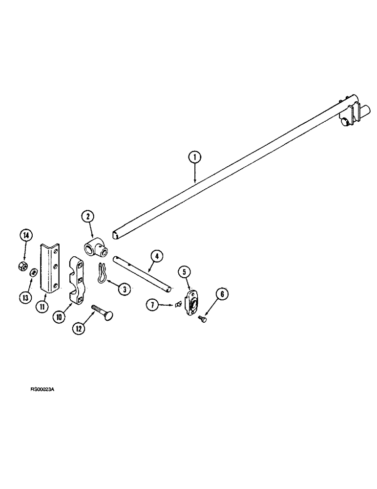 Схема запчастей Case IH 1015 - (9-18) - AUGER RETRACTABLE FINGERS (58) - ATTACHMENTS/HEADERS