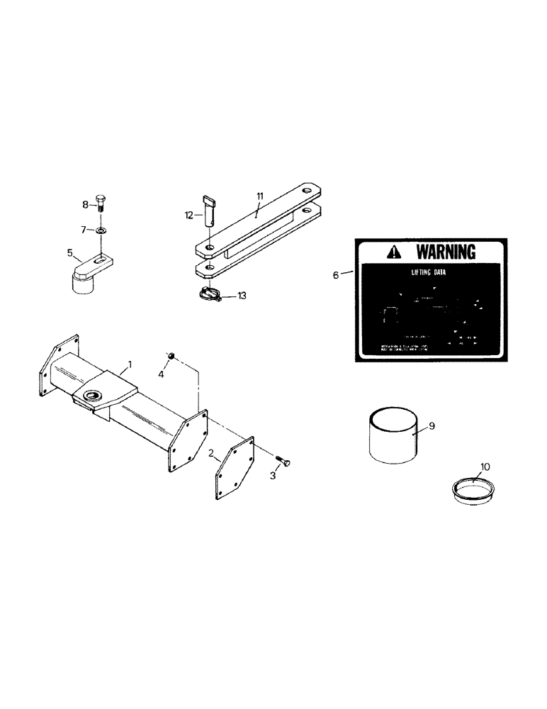 Схема запчастей Case IH KM-280 - (10-18) - CANE HITCH, SHIPPING AND LIFTING ACCESSORIES Options & Miscellaneous