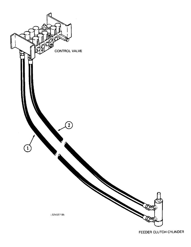 Схема запчастей Case IH 1640 - (1-24) - PICTORIAL INDEX, FEEDER CLUTCH SYSTEM (00) - PICTORIAL INDEX