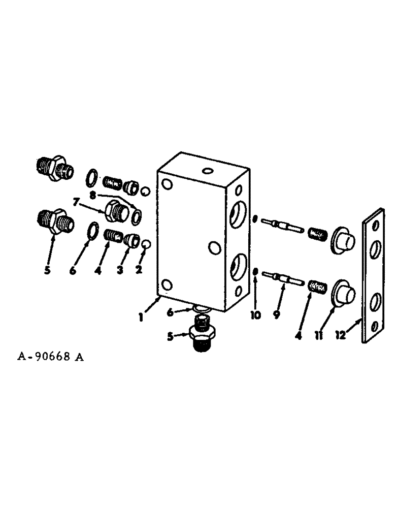 Схема запчастей Case IH 3488 - (10-25) - HYDRAULICS, HYDRAULIC SEAT VALVE (07) - HYDRAULICS