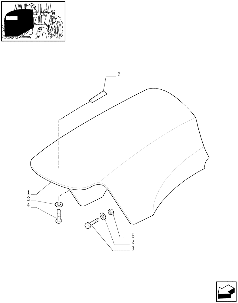 Схема запчастей Case IH MAXXUM 115 - (1.83.0[01]) - HOOD - HOOD - C6556 (08) - SHEET METAL