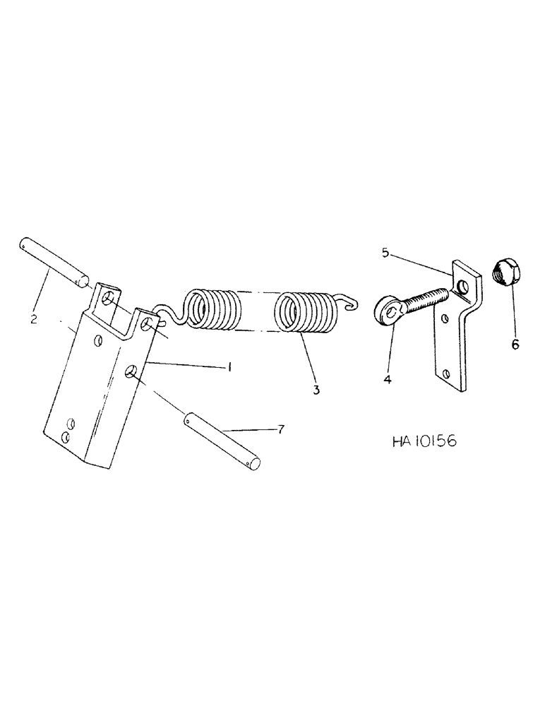 Схема запчастей Case IH 45 - (C-12) - C-FRAME LIFT HELPER SPRING, SERIAL NO 5526 AND SINCE 