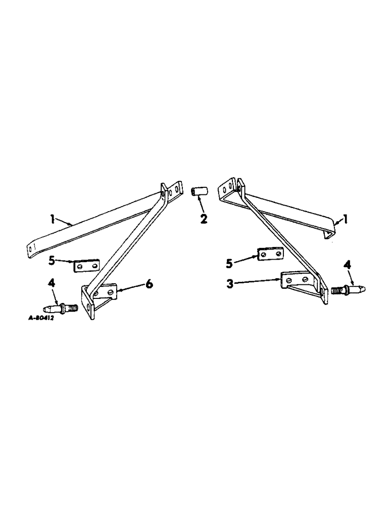 Схема запчастей Case IH 60F - (K-06) - THREE-POINT HITCH COMPLETING PACKAGE, NOTE 