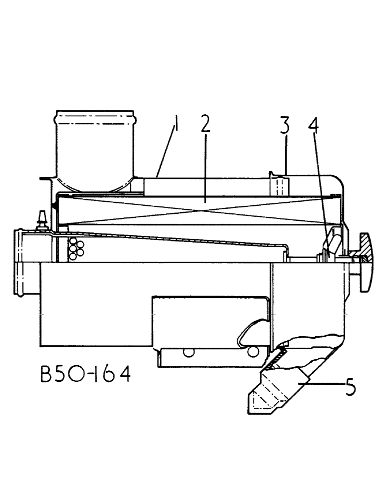 Схема запчастей Case IH 784 - (12-006) - AIR CLEANER, COOPER Power