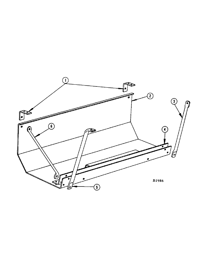 Схема запчастей Case IH 960 - (106) - FAN HOUSING SHIELD, 960 SPECIAL COMBINE (74) - CLEANING