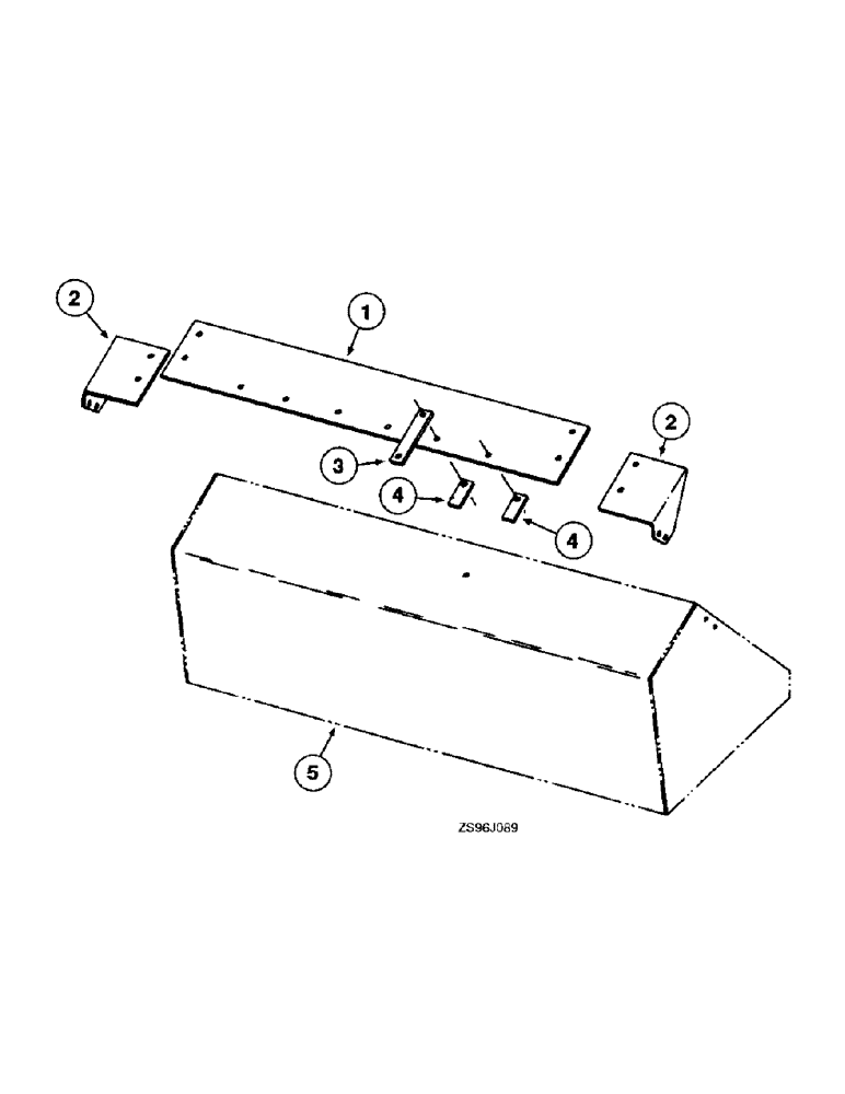 Схема запчастей Case IH 2455 - (8-32) - SPILL GUARD ATTACHMENT, FOR USE WITH MANURE FORK OR 96 INCH LOOSE MATERIAL BUCKETS 