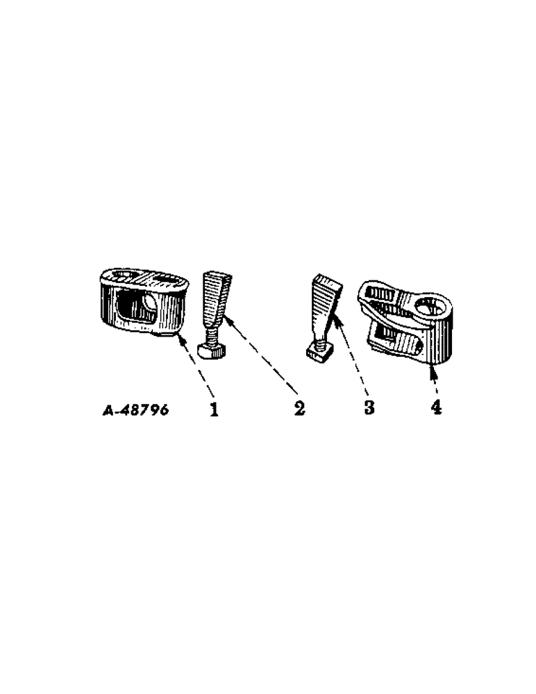 Схема запчастей Case IH 118 - (J-09[A]) - APPLICATOR CLAMP 