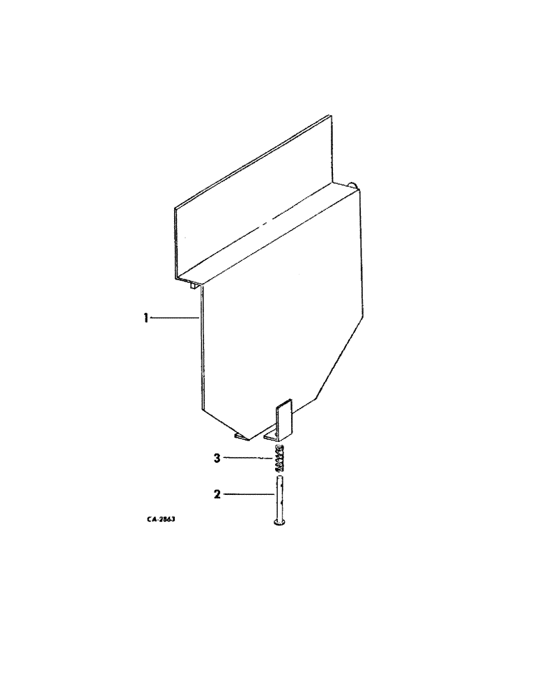 Схема запчастей Case IH 110 - (D-17) - AUGER CONVEYOR COVER, BOLSTER PLATE AND CHAIN 