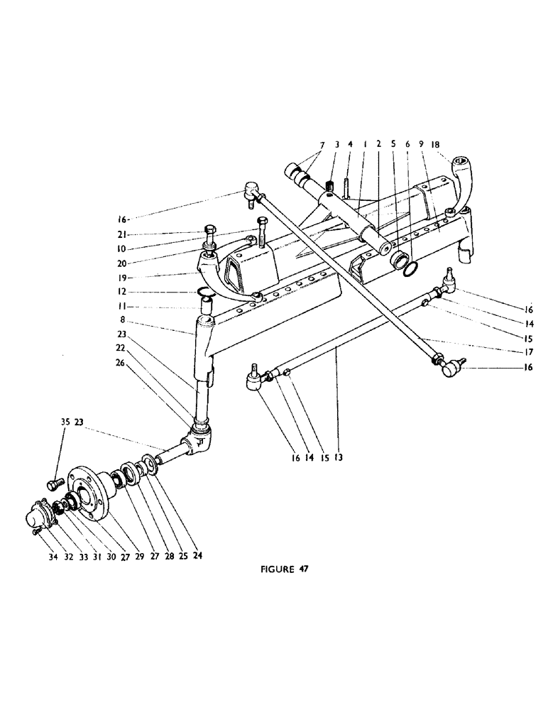 Схема запчастей Case IH 880UE - (70) - FRONT AXLE Steering & Front Axle