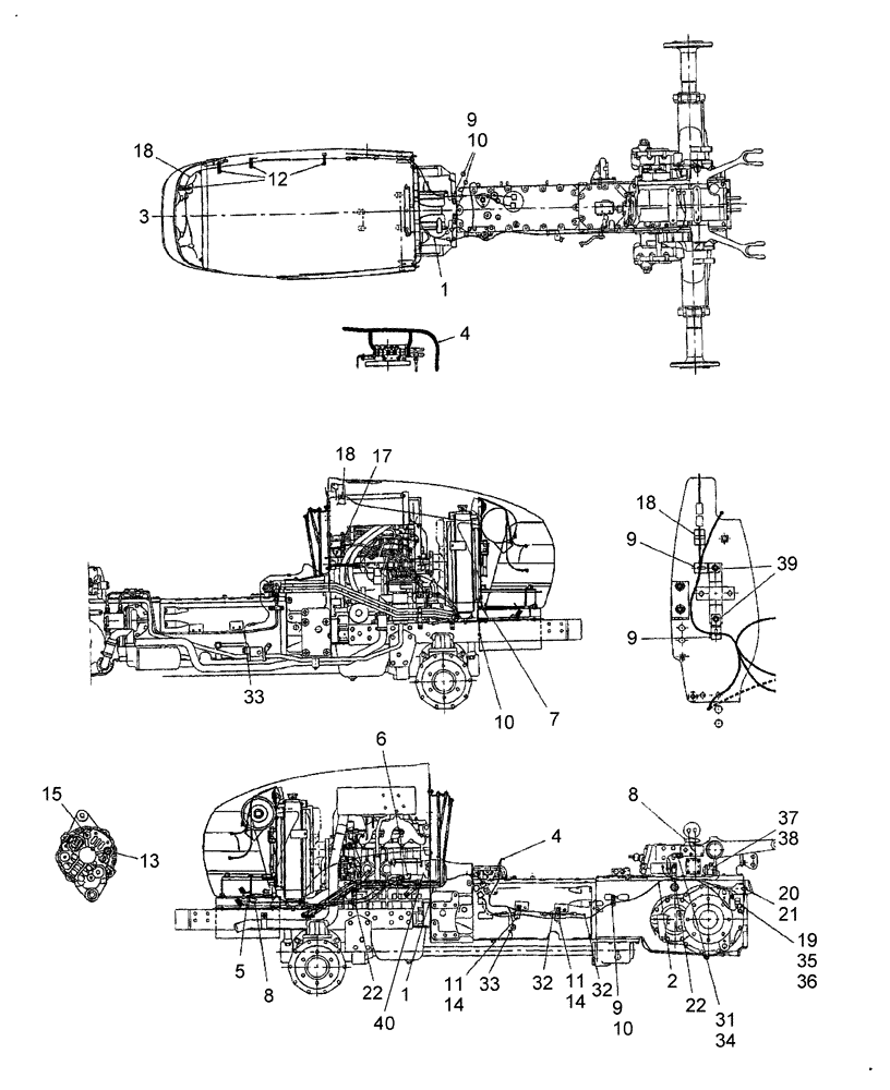 Схема запчастей Case IH FARMALL 60 - (06.01) - ELECTRICAL (06) - ELECTRICAL SYSTEMS