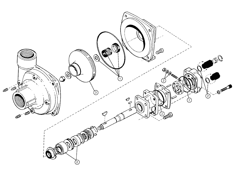 Схема запчастей Case IH SPX3200 - (09-033) - PRODUCT PUMP Liquid Plumbing