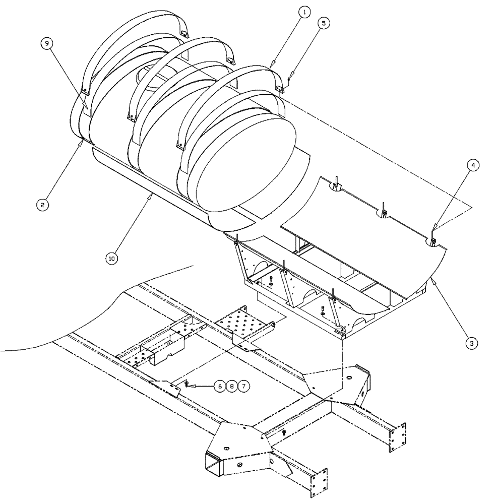 Схема запчастей Case IH PATRIOT XL - (09-022[02]) - 750 GALLON ELIP Liquid Plumbing