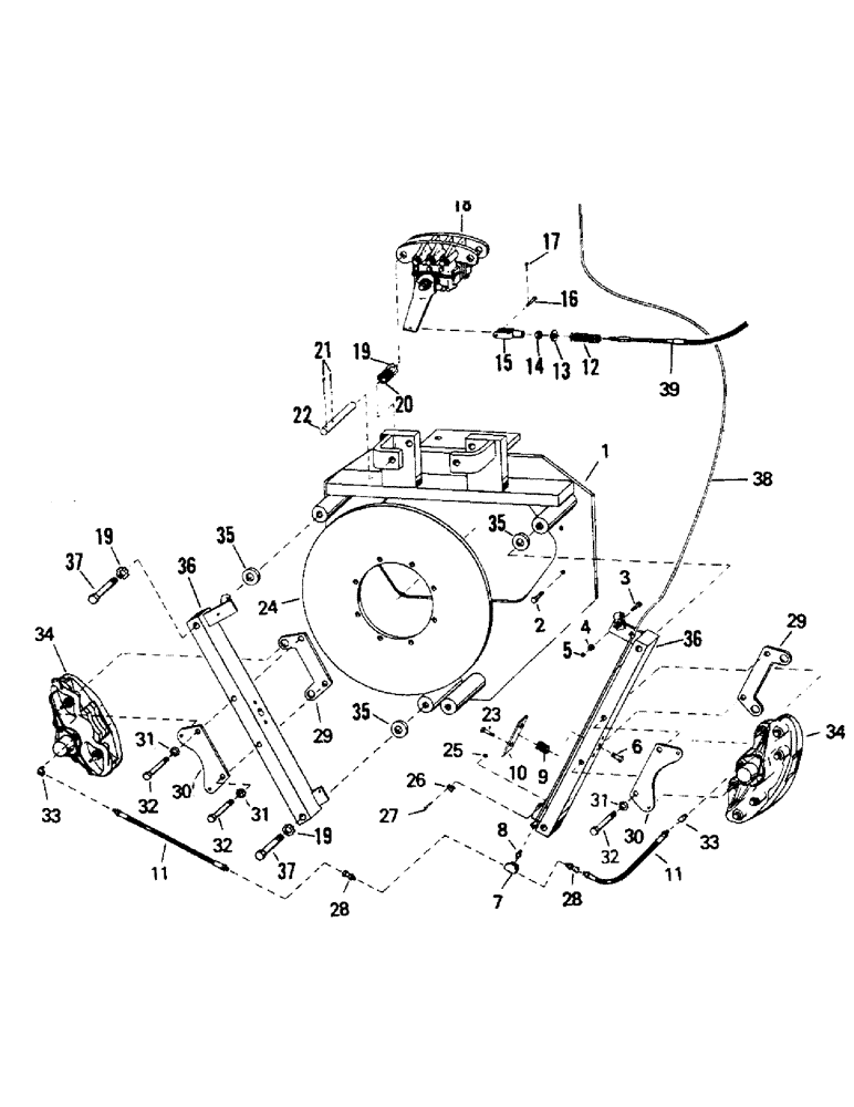 Схема запчастей Case IH STEIGER - (05-02) - BRAKE MOUNTING, SERIES II (5.1) - BRAKES