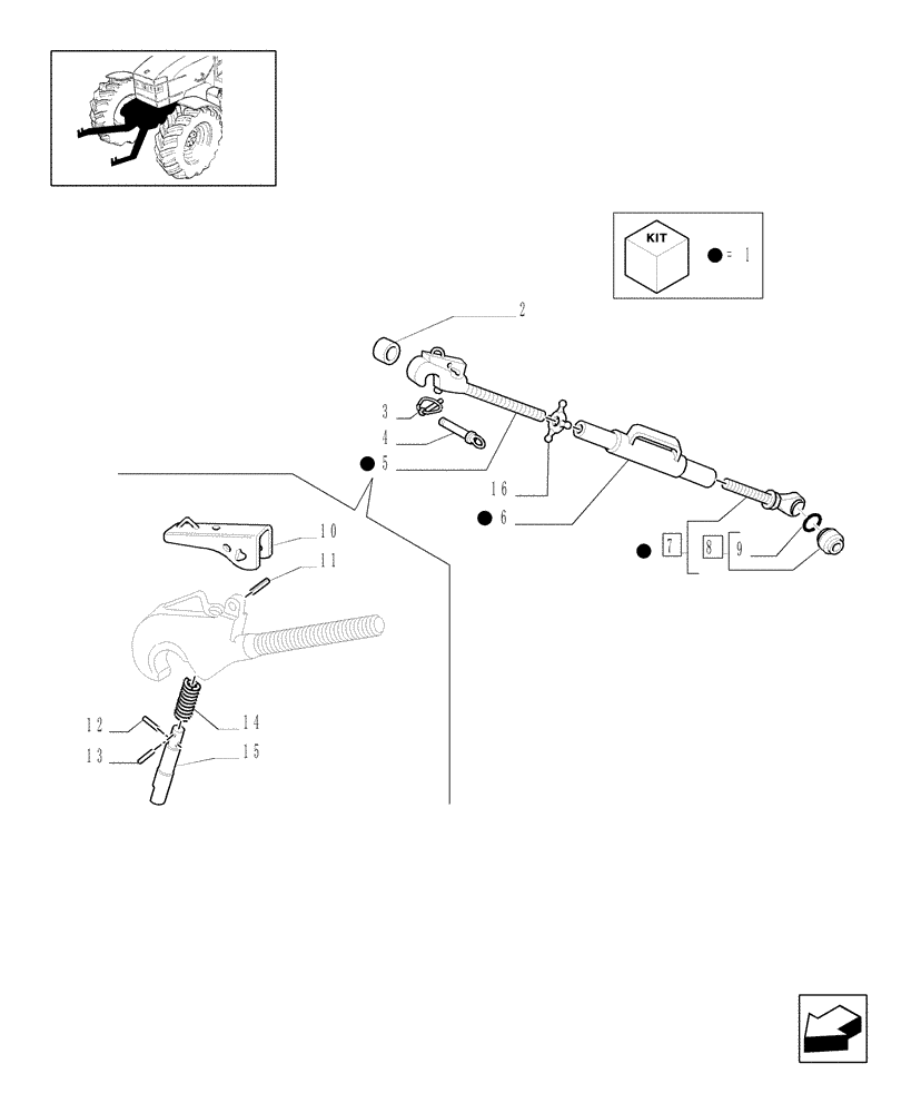 Схема запчастей Case IH MXM130 - (1.89.6/07[02]) - (VAR.780-781) LIFT AND FRONT PTO (WITH 6 - 21 SPLINES) CCLS - SPRAG (09) - IMPLEMENT LIFT