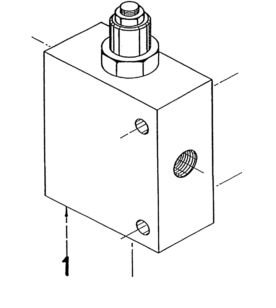 Схема запчастей Case IH AUSTOFT - (B04-03) - HYDRAULIC COUNTER-BALANCE VALVE Hydraulic Components & Circuits