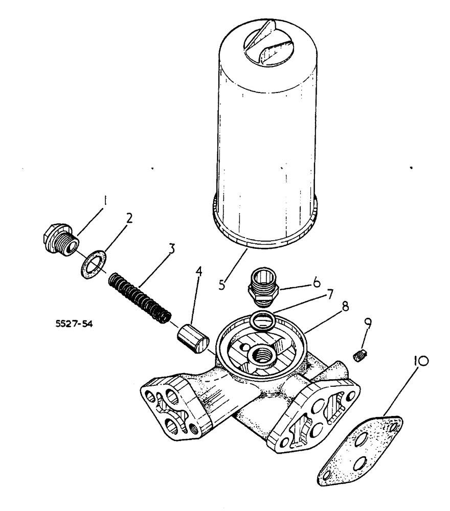 Схема запчастей Case IH 885 - (12-092) - OIL FILTER Power