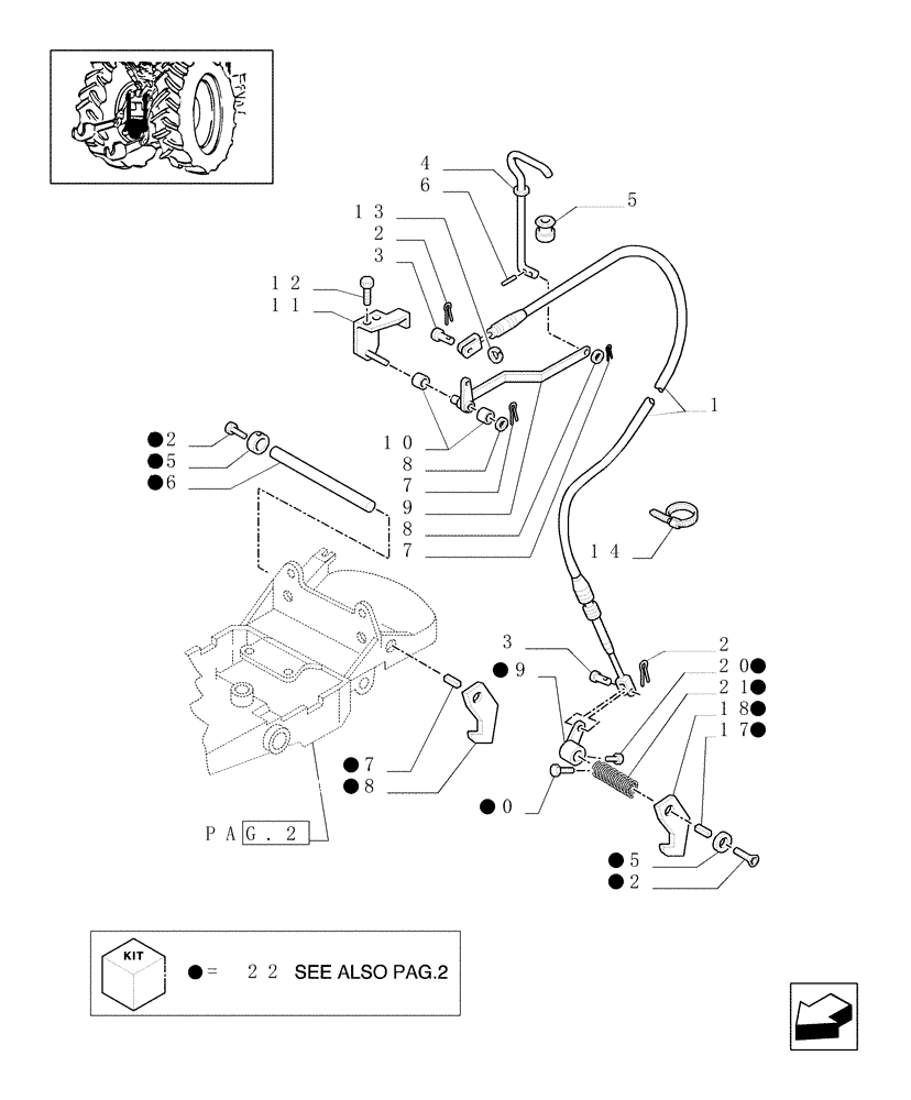 Схема запчастей Case IH MXM190 - (1.89.3/03[01]) - (VAR.898/2) AUTOMATIC HITCH - (WITH 2 ADDITIONAL JACKS) (09) - IMPLEMENT LIFT