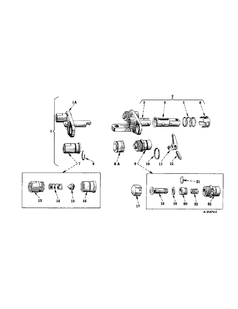 Схема запчастей Case IH SUPER M-TA - (394) - HYDRAULIC SYSTEM, BREAK-AWAY COUPLING, AEROQUIP CORP. (07) - HYDRAULIC SYSTEM