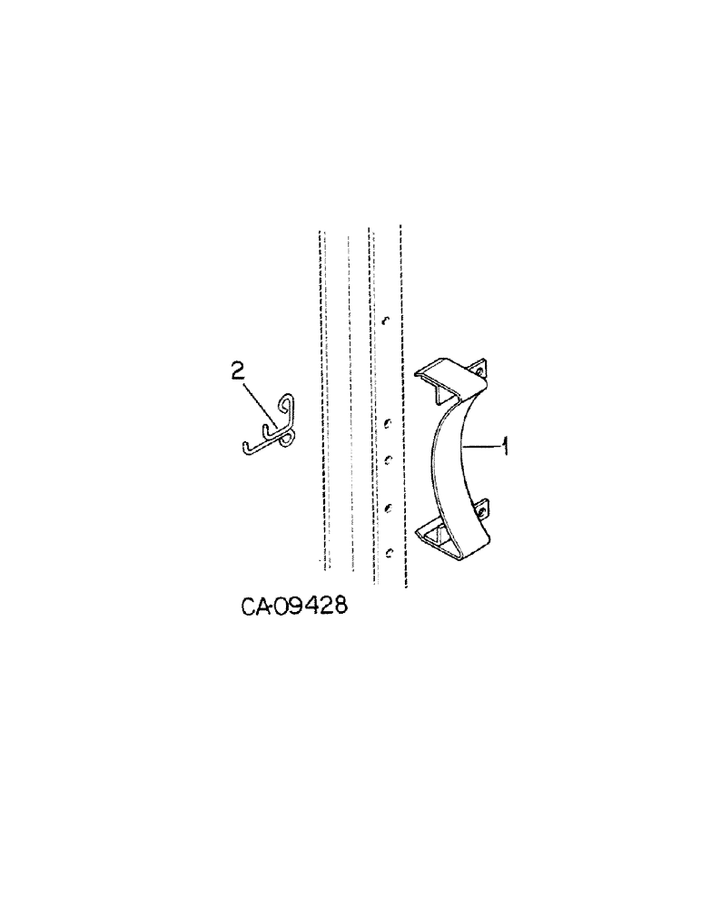 Схема запчастей Case IH 1460 - (20-16[A]) - SEPARATOR, STRAW SPREADER PULLEY SHIELD AND BELT GUIDE Separation