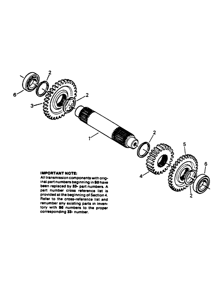 Схема запчастей Case IH 9130 - (04-60) - COMPOUND SHAFT (04) - Drive Train