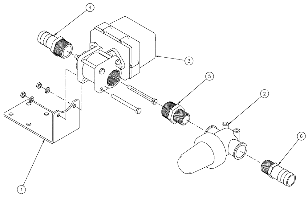 Схема запчастей Case IH SPX3320 - (09-019) - VALVE PLUMBING GROUP, 5 & 6 SECTION Liquid Plumbing