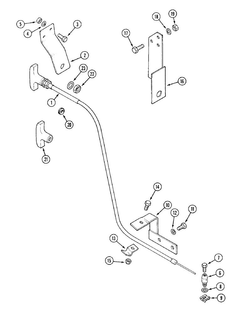 Схема запчастей Case IH 1394 - (3-40) - ENGINE STOP CONTROL (03) - FUEL SYSTEM