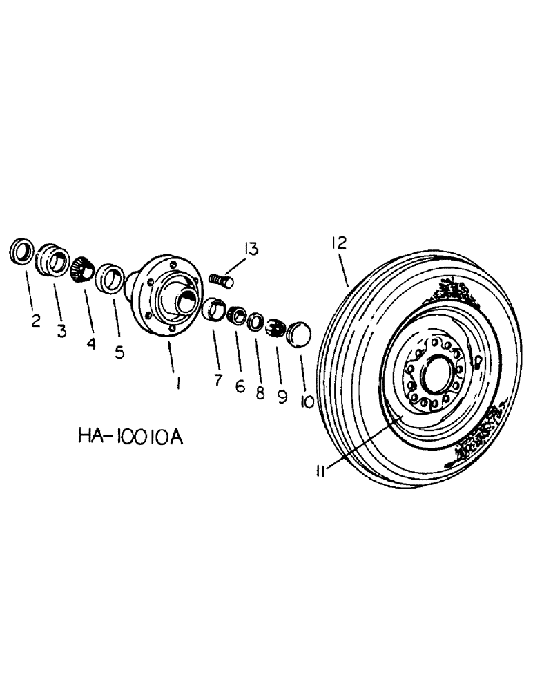 Схема запчастей Case IH 5500 - (B-08) - GAUGE WHEEL AND HUB, DIRECT MOUNTED, FOUR BOLT WHEEL MOUNTING 