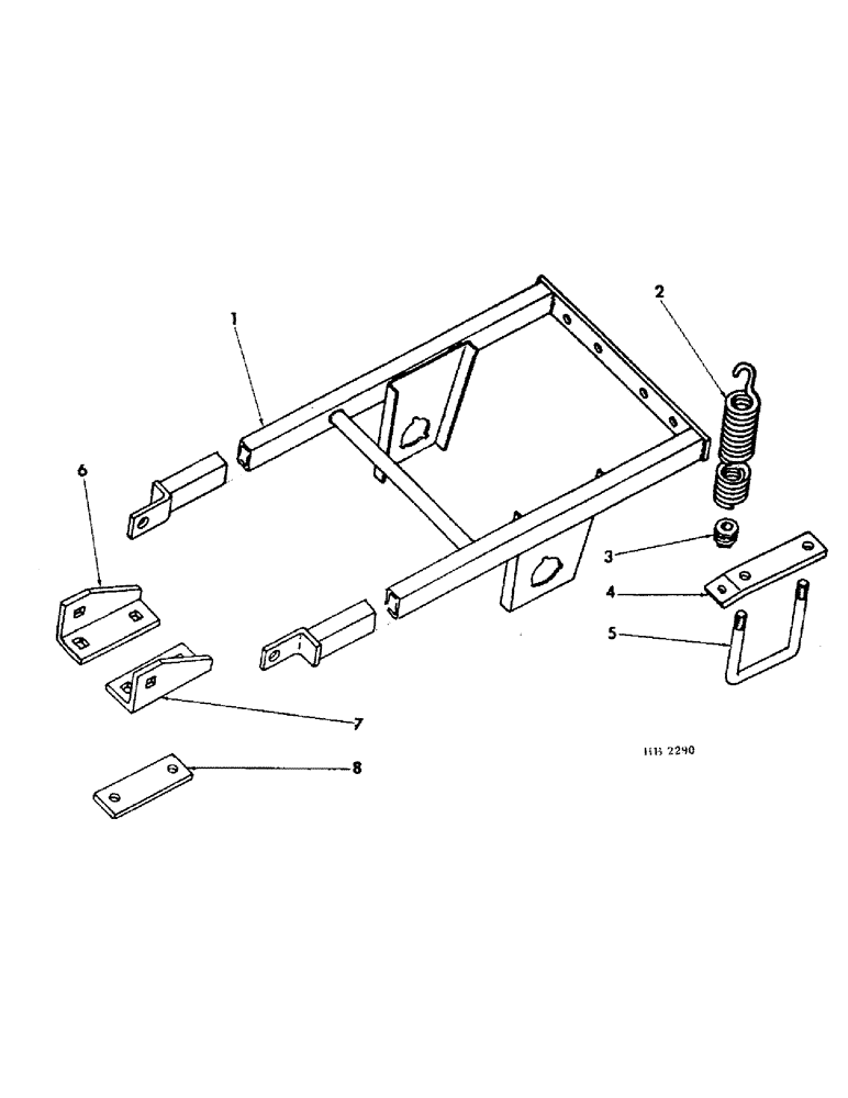 Схема запчастей Case IH 45 - (F-03) - ROD WEEDER DRIVE WHEEL FRAME 