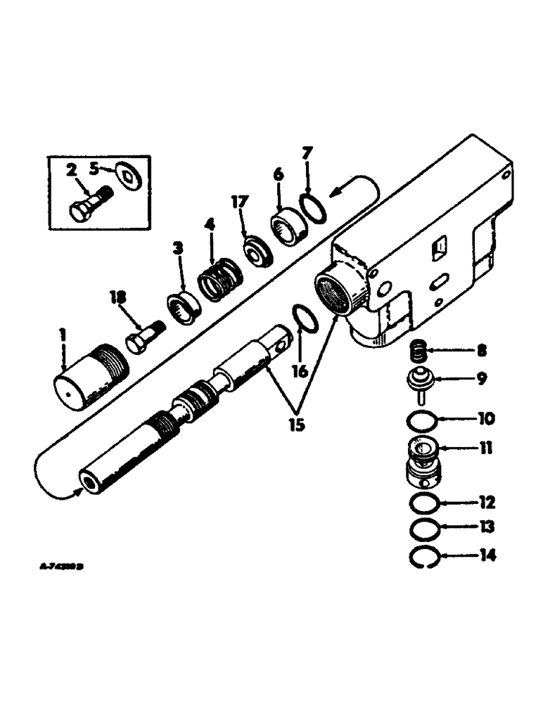 Схема запчастей Case IH 4156 - (F-10) - HYDRAULIC SYSTEM, HYDRAULIC CONTROL VALVE, THREE POSITION (07) - HYDRAULIC SYSTEM