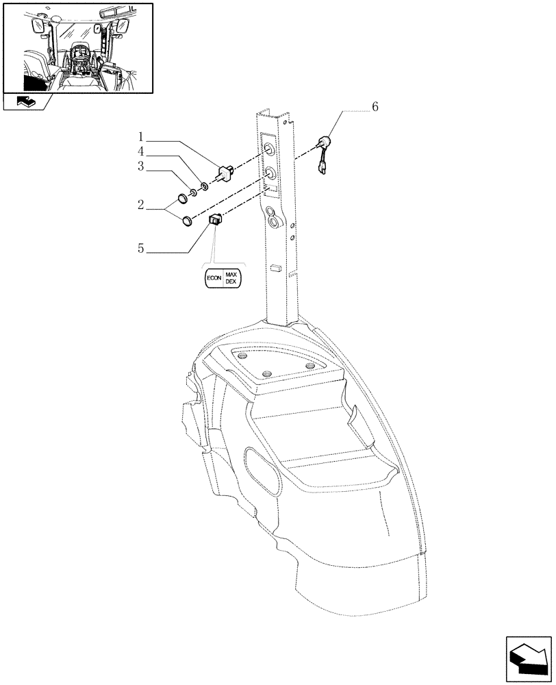 Схема запчастей Case IH PUMA 225 - (1.75.1/06) - (VAR.098) AUTOMATIC CLIMATE CONTROL - CONTROLS (06) - ELECTRICAL SYSTEMS