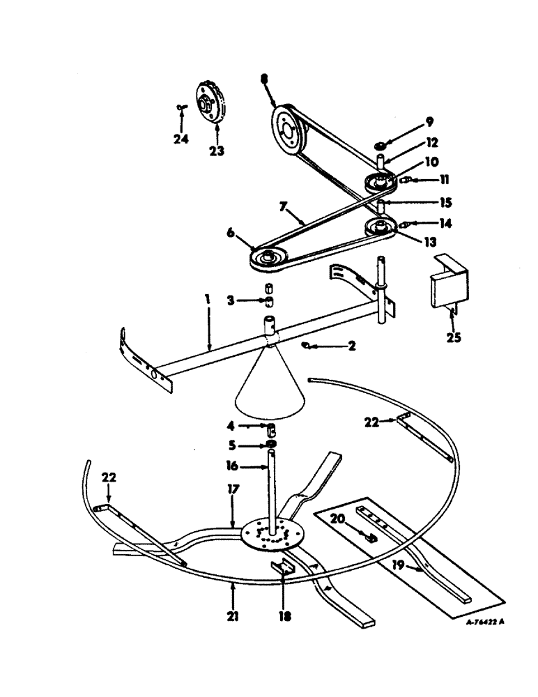 Схема запчастей Case IH 915 - (R-56) - SEPARATOR, STRAW SPREADER Separation