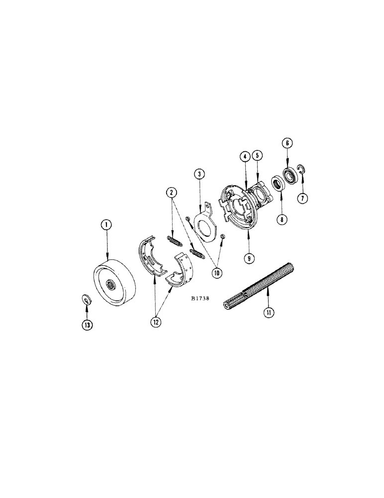 Схема запчастей Case IH 660 - (274[A]) - PARKING BRAKE 