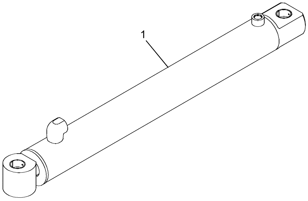 Схема запчастей Case IH LX252 - (08-13) - CYLINDER ASSEMBLY - LIFT - WITH MECHANICAL SELF-LEVEL - ASN CAE0022036 (08) - HYDRAULICS