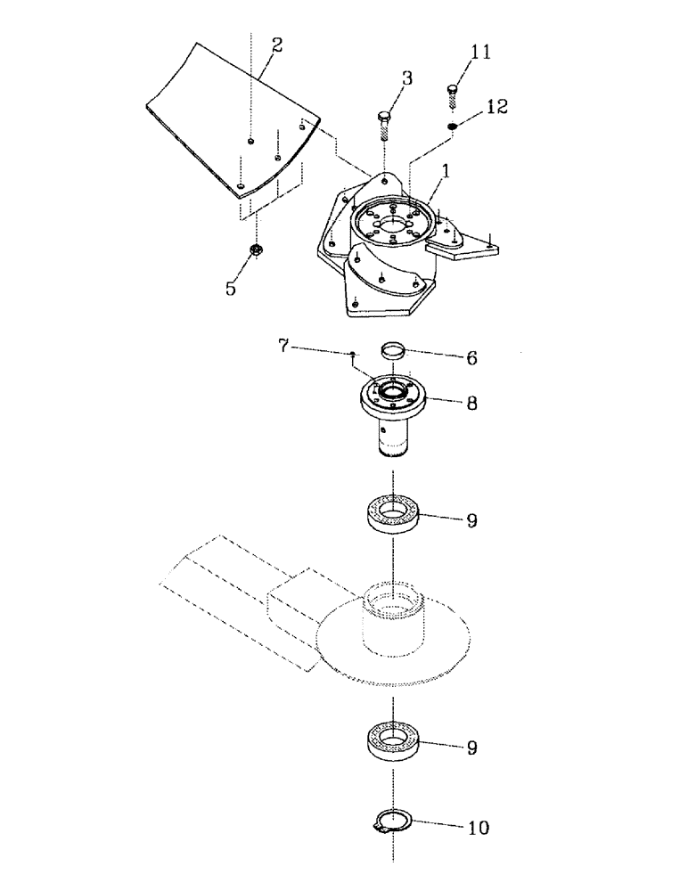 Схема запчастей Case IH 7700 - (A07-01) - SECONDARY EXTRACTOR FAN Mainframe & Functioning Components